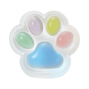 Rainbow Crystal Cat Paw Squishy