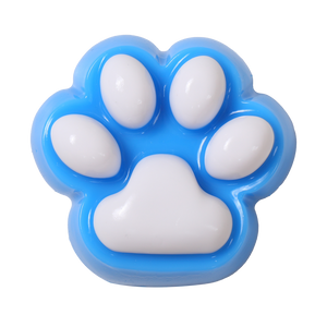 Deep Blue Based White Cat Paw Squishy