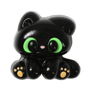 Dark Elf Kitty Squishy