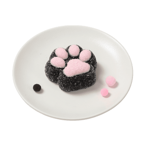 Black Based Pink Sugar Cat Paw Squishy