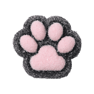 Black Based Pink Sugar Cat Paw Squishy