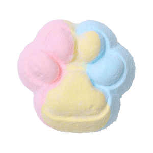 Tri-Color Cat Paw Squishy