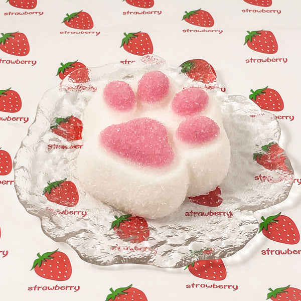 White-based Sugar Cat Paw Squishy