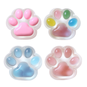 800g Super Large Crystal Cat Paw Squishy