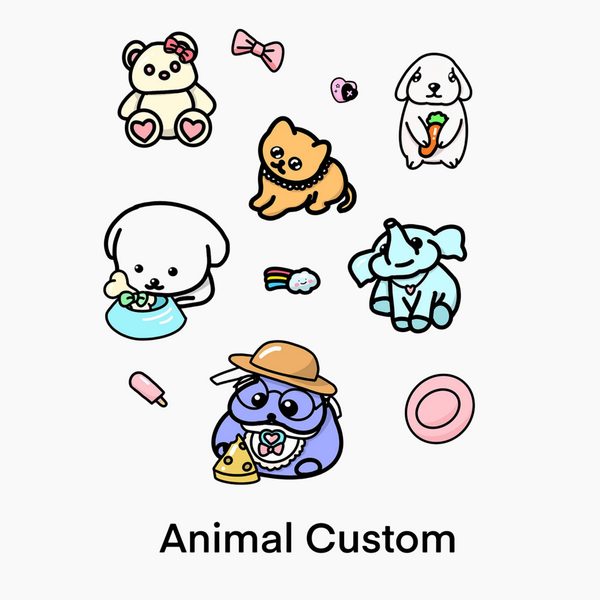 FuFu Animal Series Customization Squishy